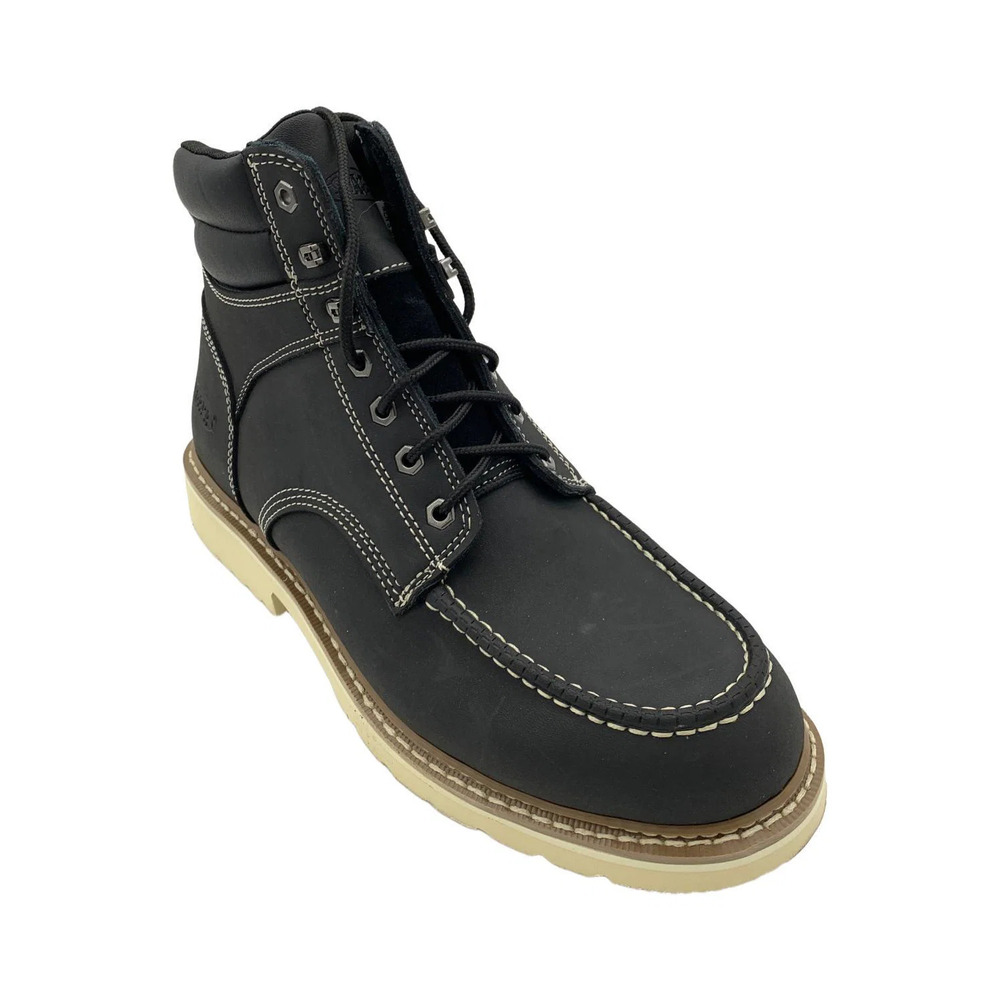 AdTec Men's 9194 Leather Work Boots Black - Medium